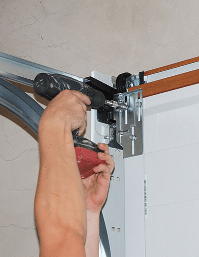 Garage door repair technician